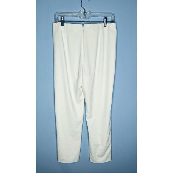 Gianni Bini Women’s Size 6 Pure White Lined Pull on Stretch Straight Leg Pants - Picture 7 of 7